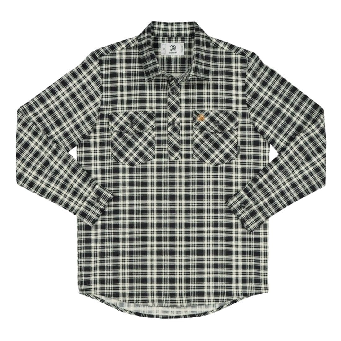 Swanndri CLOTHING-Boys Winter Tops Swanndri Kids Egmont Closed Front Flannelette Shirt Twin Pack