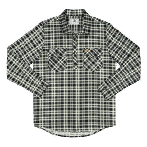 Swanndri CLOTHING-Boys Winter Tops Swanndri Kids Egmont Closed Front Flannelette Shirt Twin Pack