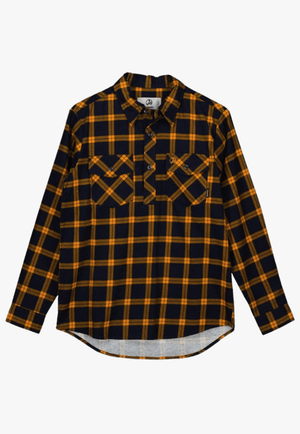 Swanndri CLOTHING-Boys Winter Tops Swanndri Kids Egmont Flannelette Shirt Twin Pack