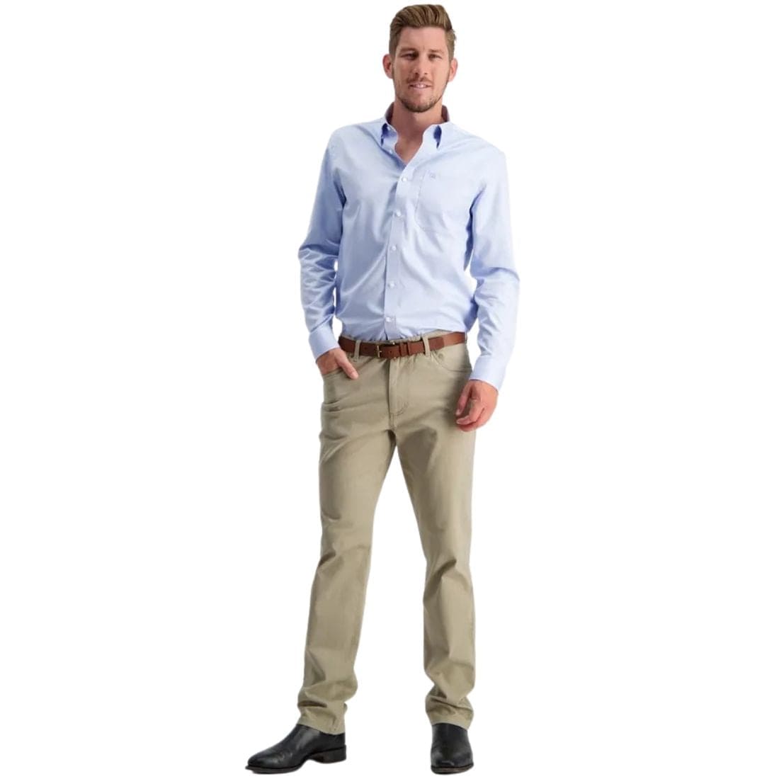 Swanndri CLOTHING-Mens Long Sleeve Shirts Swanndri Mens Barrington Shirt
