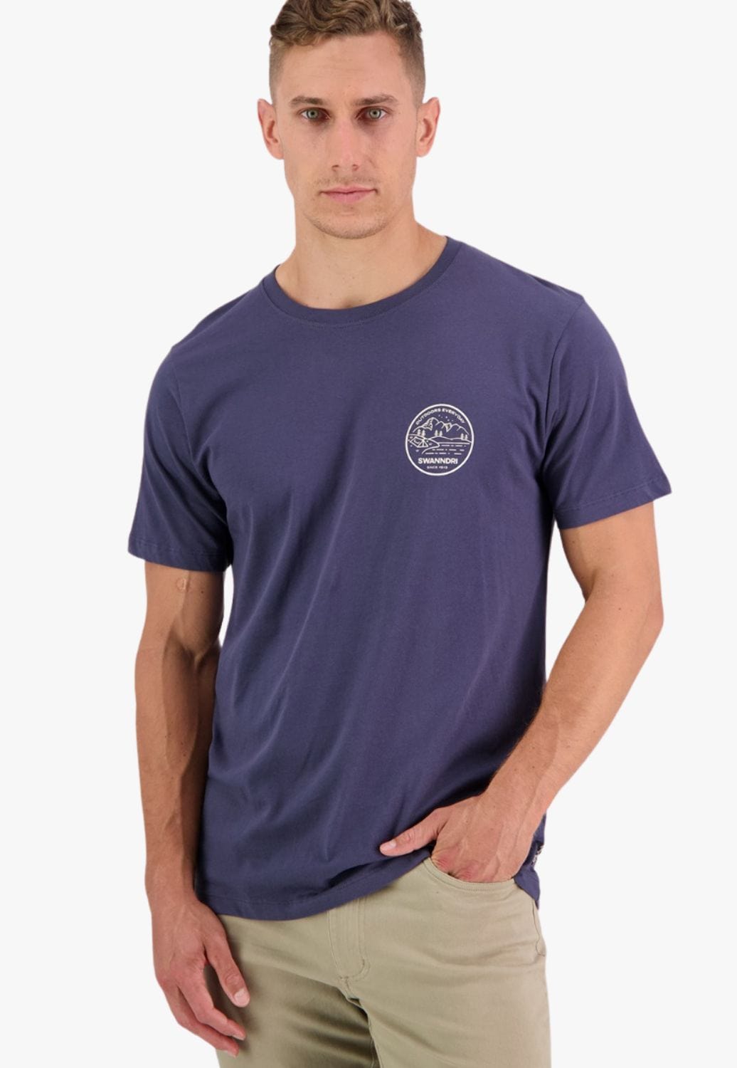 Swanndri CLOTHING-MensT-Shirts Swanndri Mens Barton Printed T-Shirt