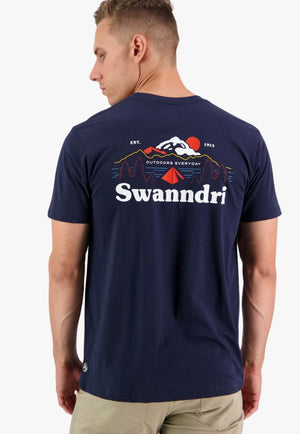 Swanndri CLOTHING-MensT-Shirts Swanndri Mens Big Creek Printed T-Shirt