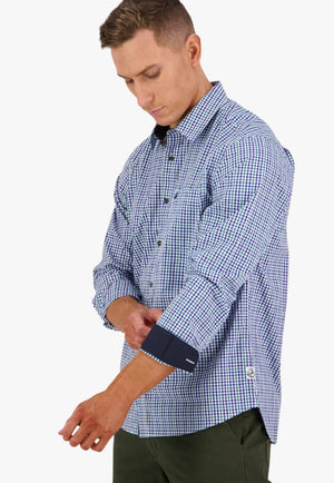 Swanndri CLOTHING-Mens Long Sleeve Shirts Swanndri Mens Canal St Long Sleeve Shirt