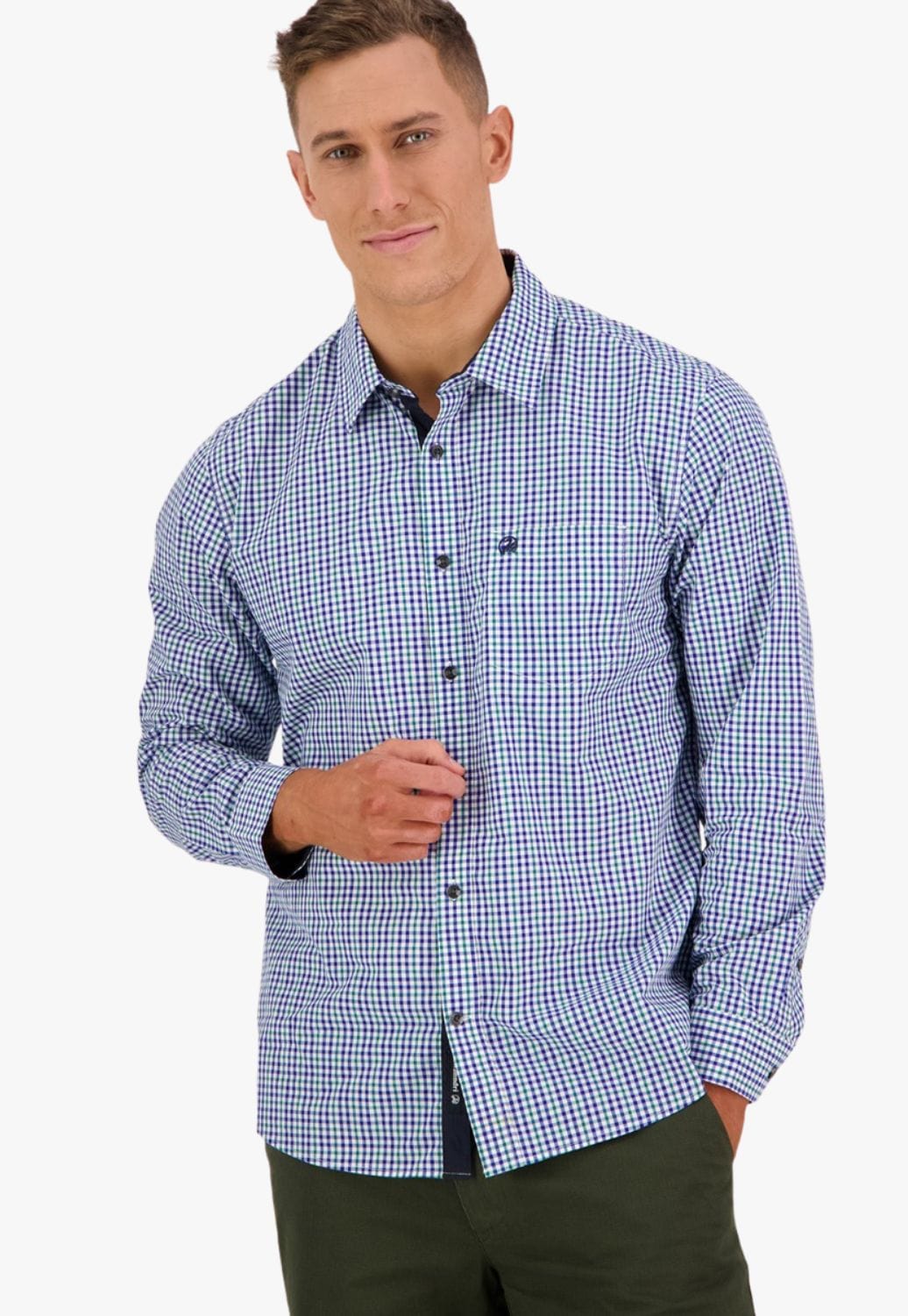 Swanndri CLOTHING-Mens Long Sleeve Shirts Swanndri Mens Canal St Long Sleeve Shirt