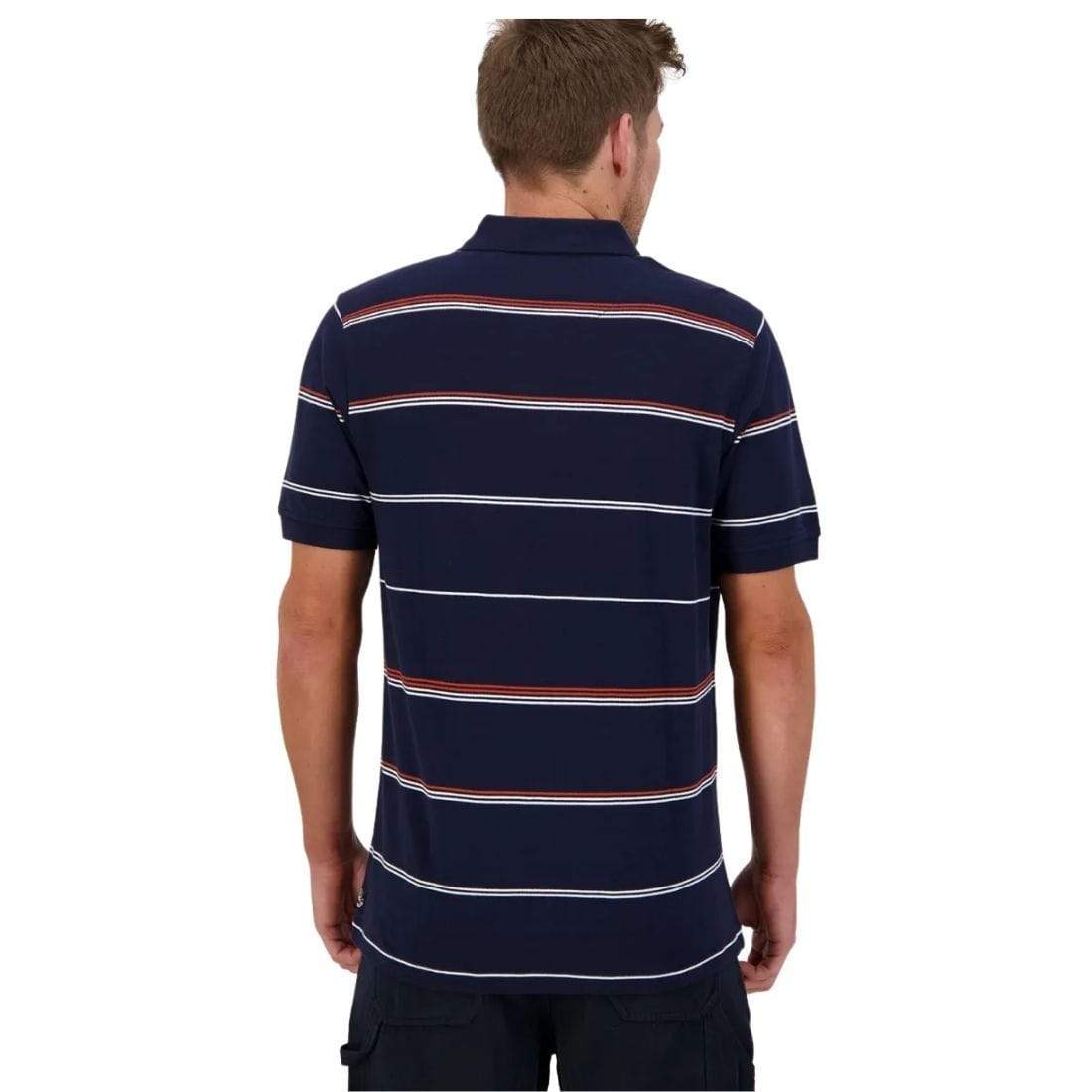 Swanndri CLOTHING-MensPolos Swanndri Mens Concord Stripe Polo