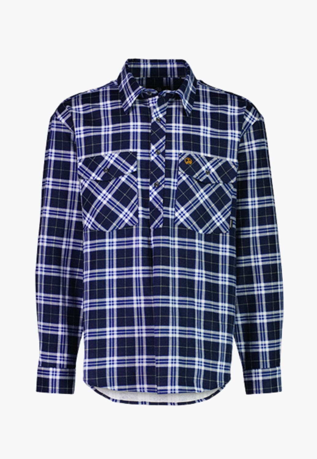 Swanndri CLOTHING-Mens Long Sleeve Shirts Swanndri Mens Egmont Closed Front Flannelette Shirt Twin Pack