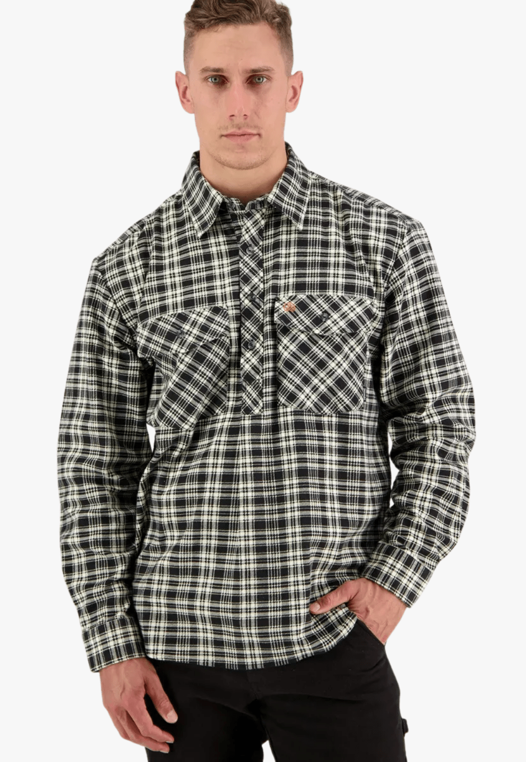 Swanndri CLOTHING-MensWinterTops Swanndri Mens Egmont Flannelette Shirt Twin Pack