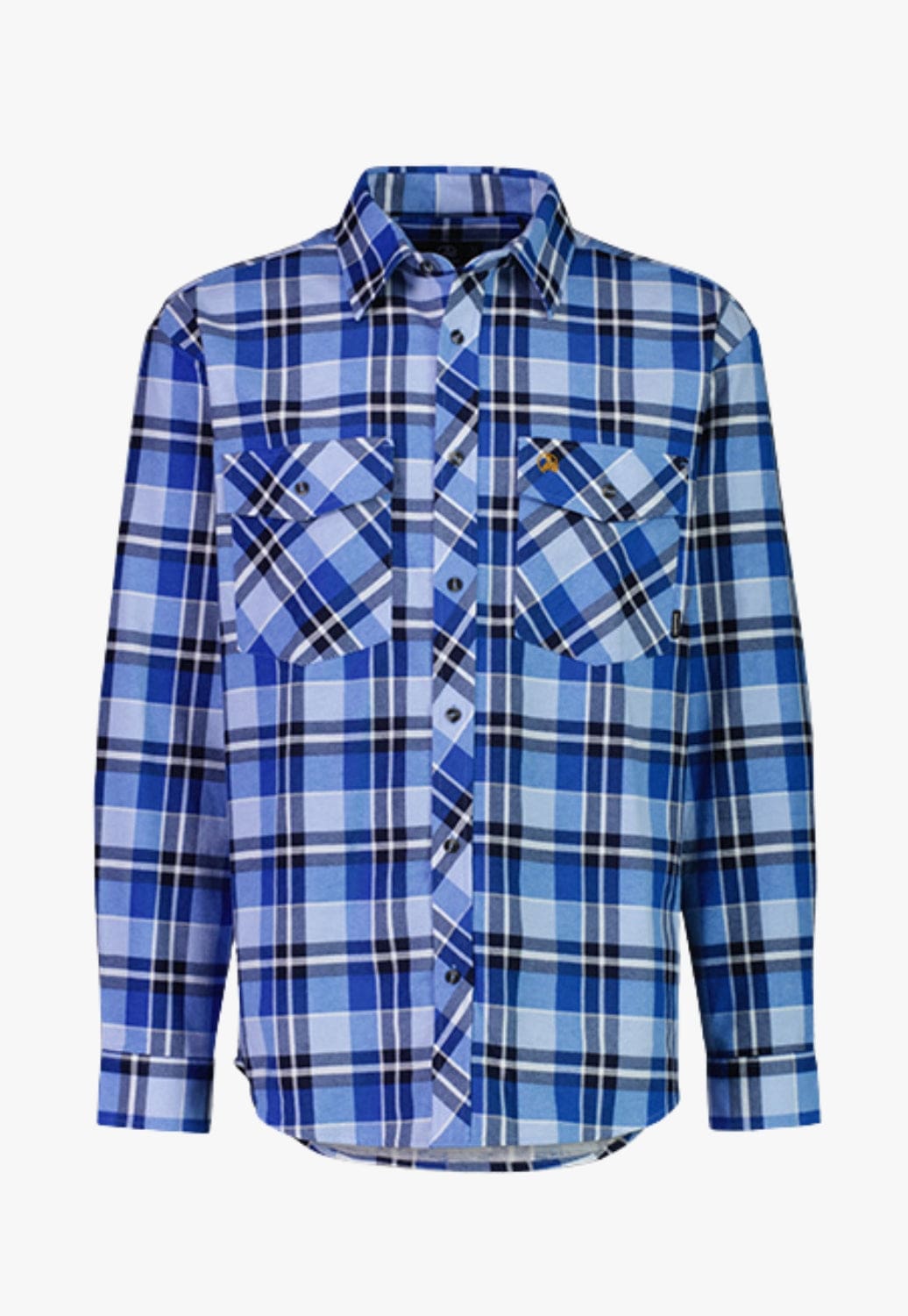 Swanndri CLOTHING-Mens Long Sleeve Shirts Swanndri Mens Egmont Open Front Flannelette Shirt Twin Pack