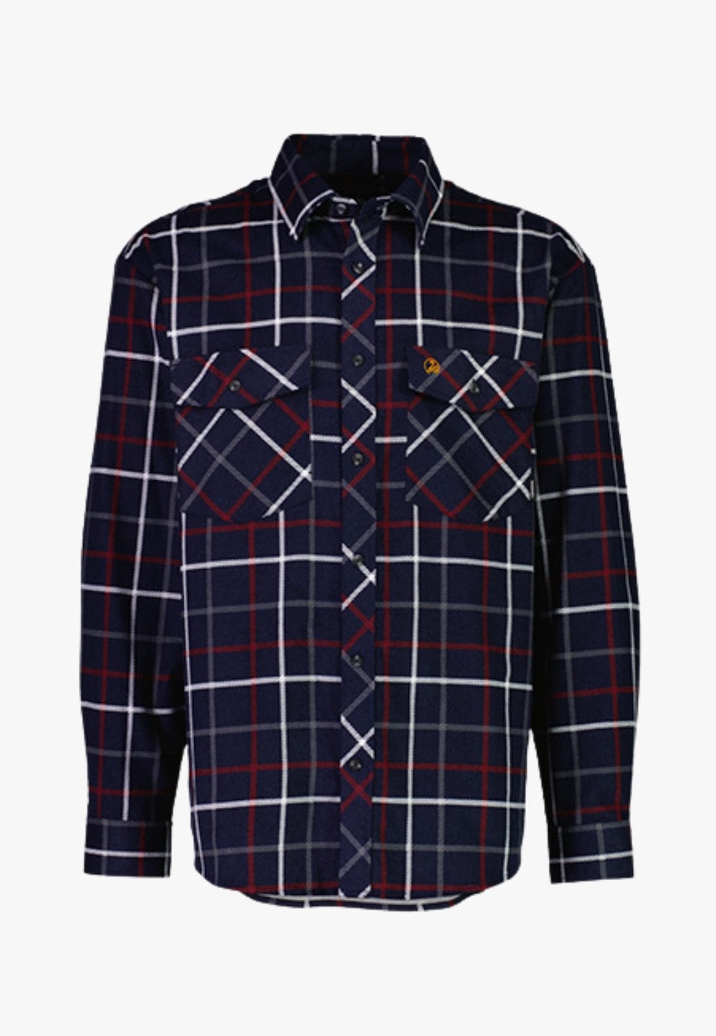 Swanndri CLOTHING-Mens Long Sleeve Shirts Swanndri Mens Egmont Open Front Flannelette Shirt Twin Pack