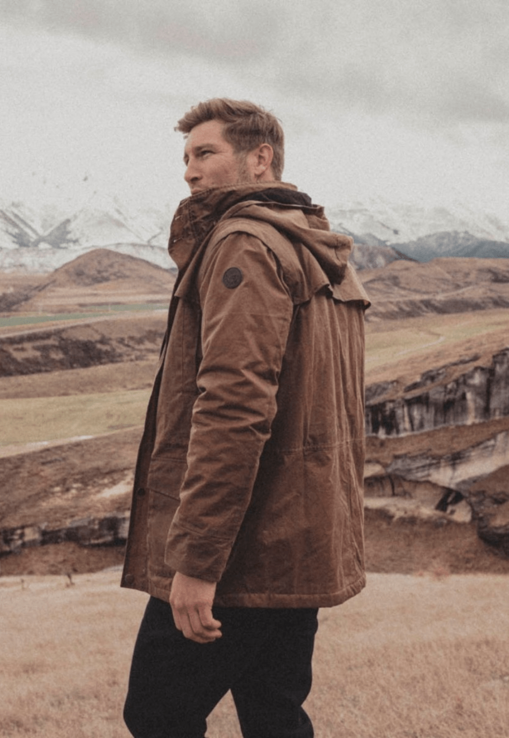Swanndri CLOTHING-Mens Jackets Swanndri Mens Evans Flat Oilskin Jacket