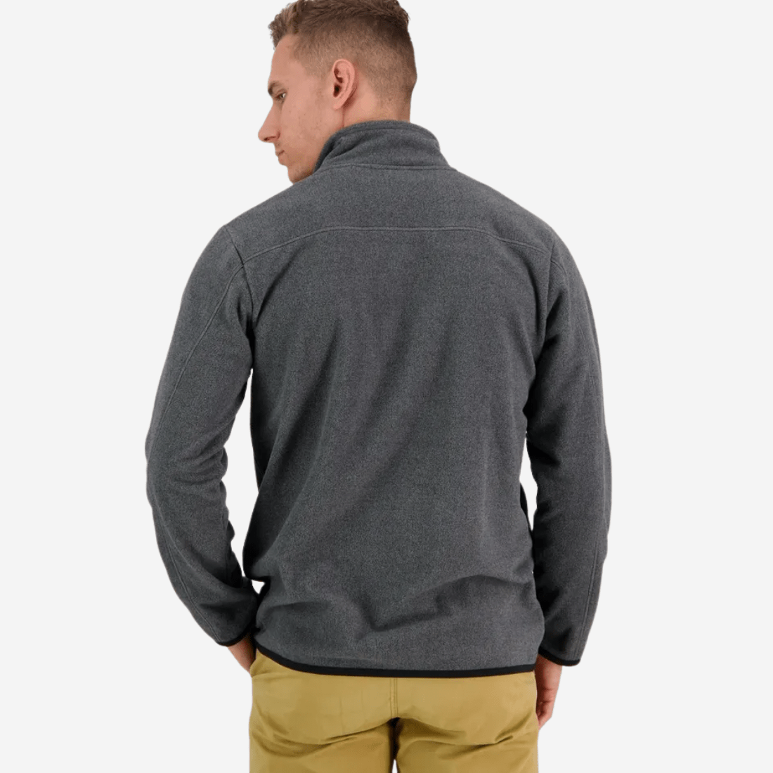 Swanndri CLOTHING-Mens Pullovers Swanndri Mens Ferrymead V2 Zip Neck Jumper