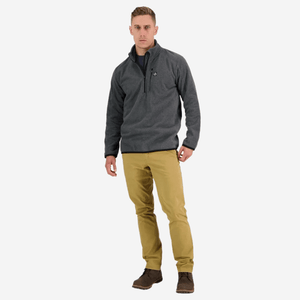 Swanndri CLOTHING-Mens Pullovers Swanndri Mens Ferrymead V2 Zip Neck Jumper