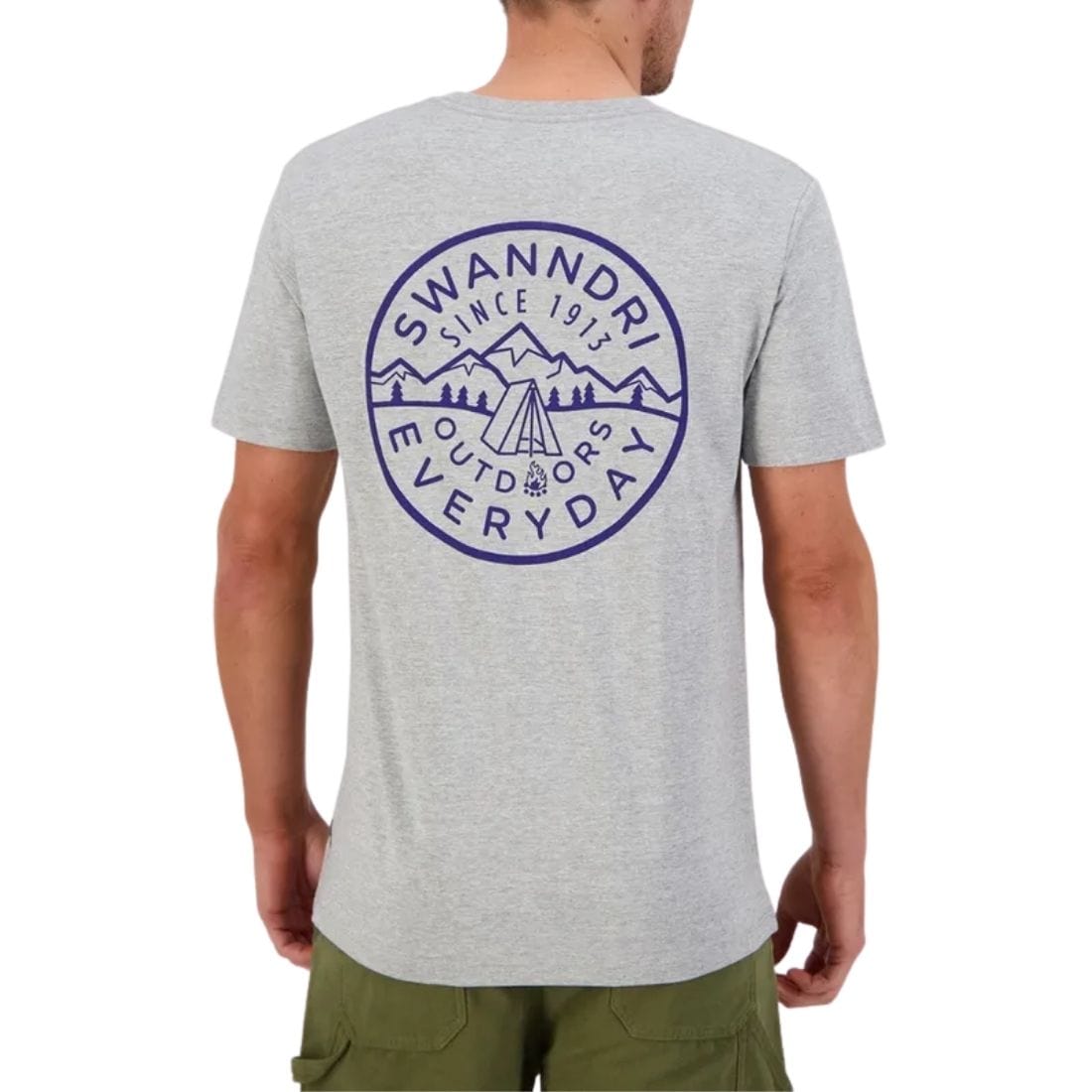 Swanndri CLOTHING-MensT-Shirts Swanndri Mens Fireside Print Tee