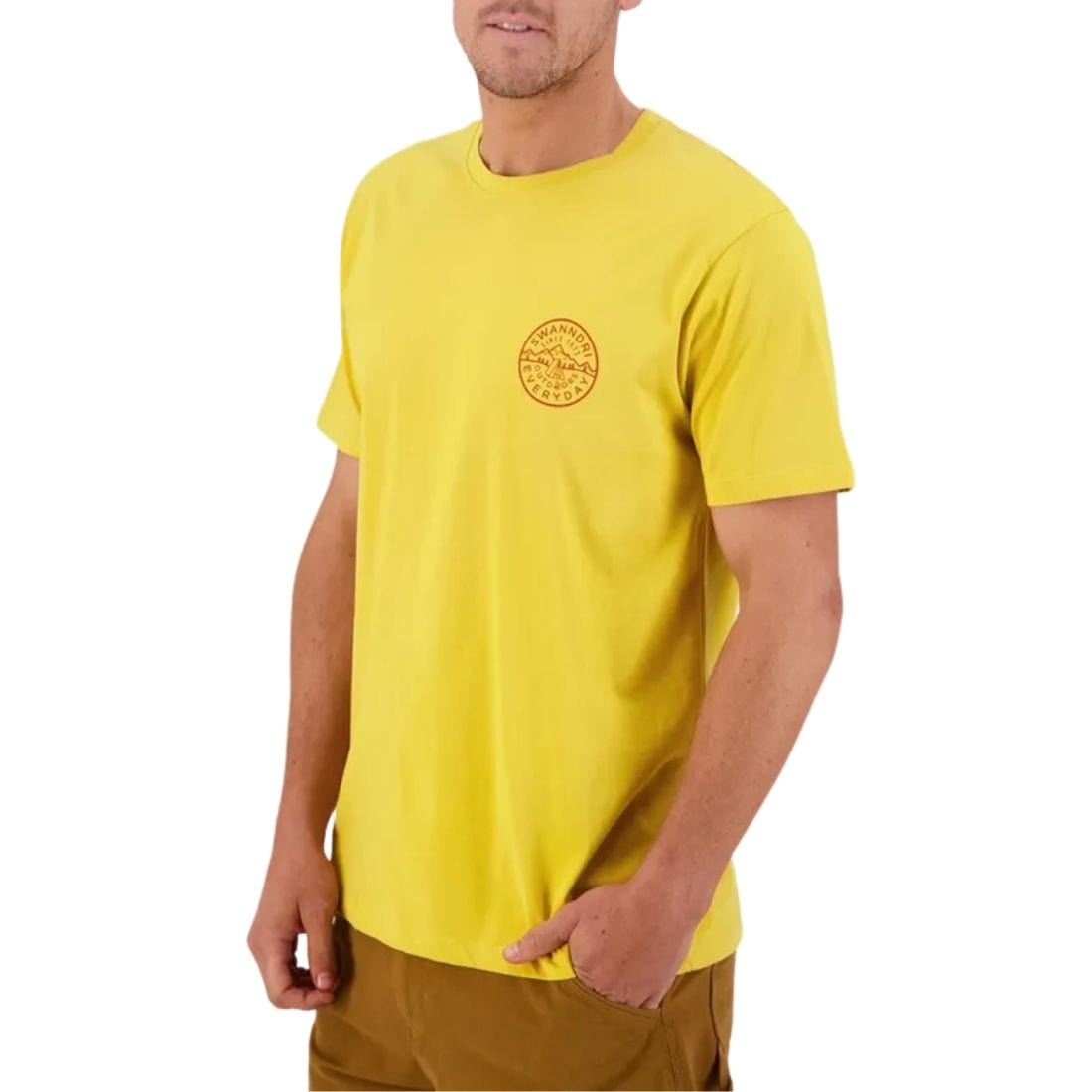 Swanndri CLOTHING-MensT-Shirts Swanndri Mens Fireside Print Tee