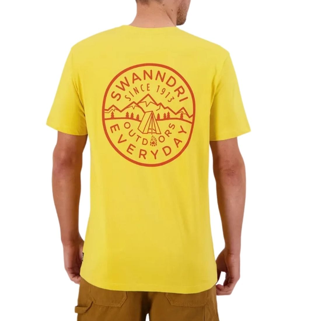 Swanndri CLOTHING-MensT-Shirts Swanndri Mens Fireside Print Tee