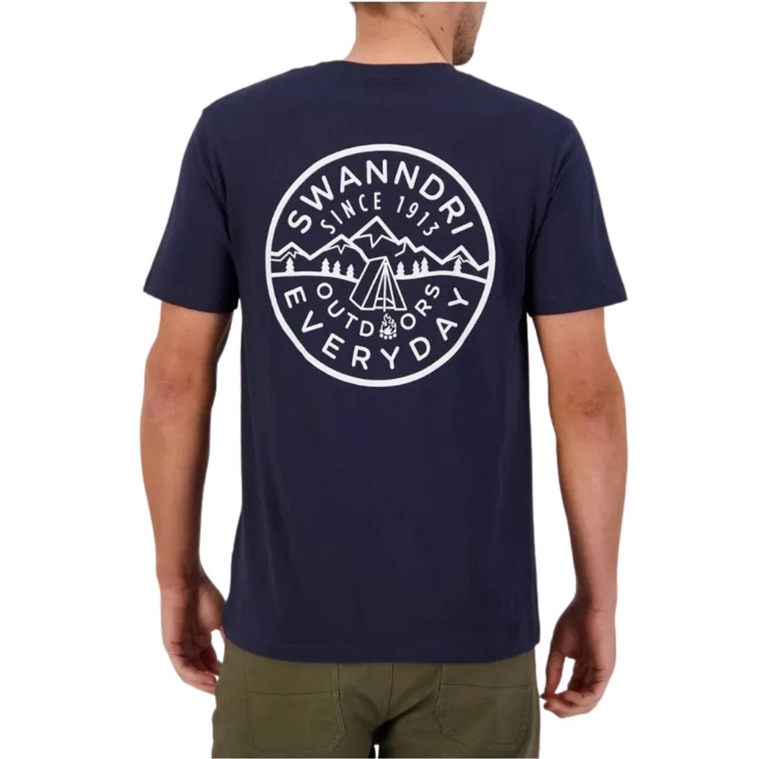 Swanndri CLOTHING-MensT-Shirts Swanndri Mens Fireside Print Tee
