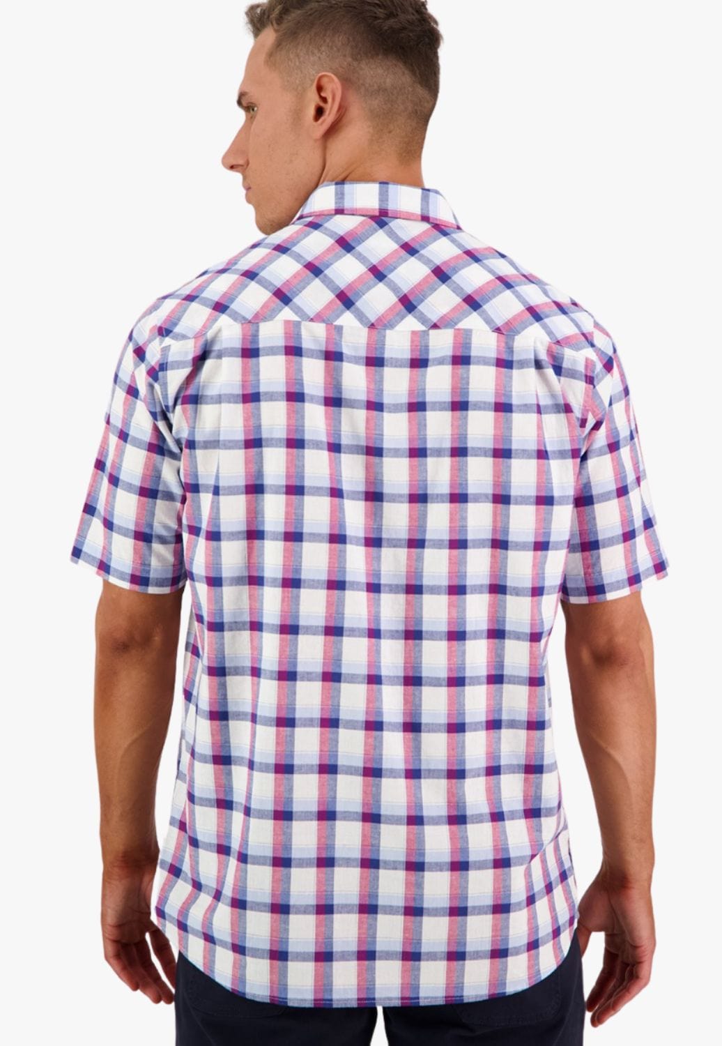 Swanndri CLOTHING-Mens Short Sleeve Shirts Swanndri Mens Grenda Short Sleeve Shirt