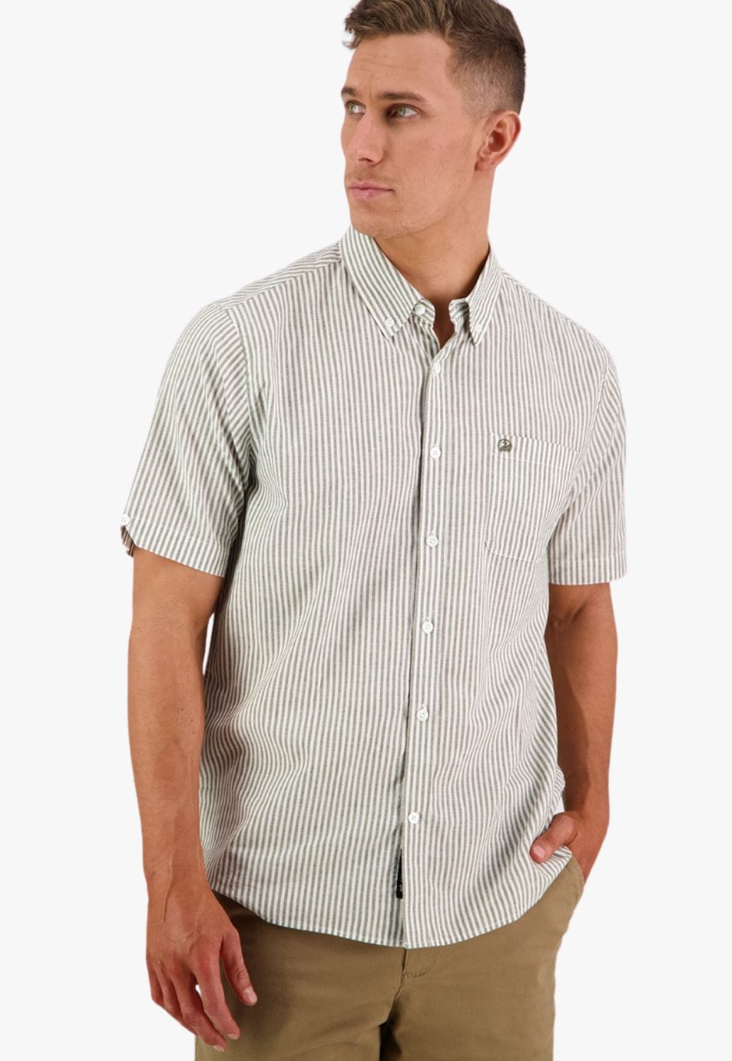 Swanndri CLOTHING-Mens Short Sleeve Shirts Swanndri Mens Hinsdale Shirt