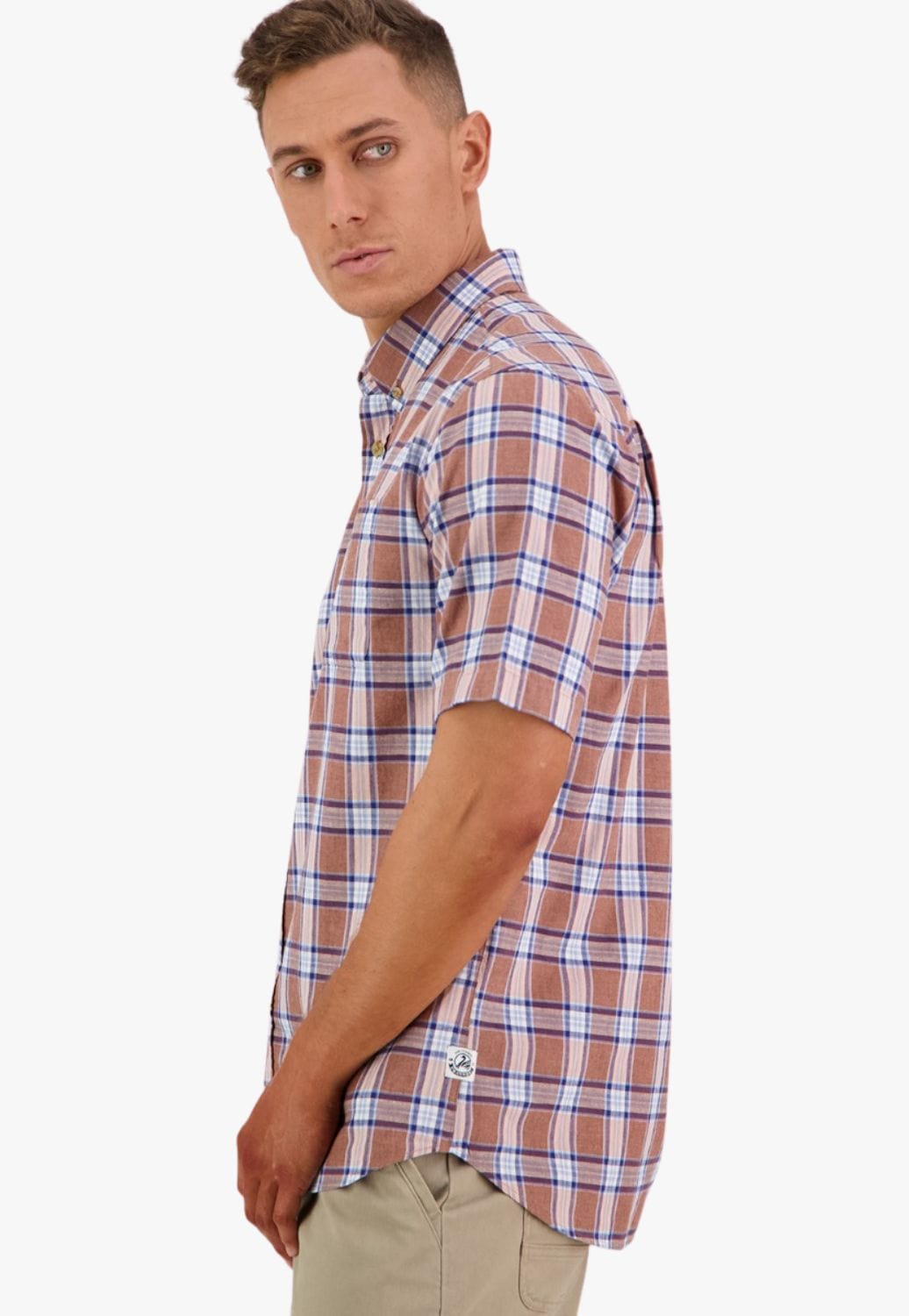 Swanndri CLOTHING-Mens Short Sleeve Shirts Swanndri Mens Kennedy Point Short Sleeve Shirt