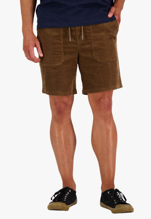Swanndri CLOTHING-Mens Shorts Swanndri Mens Long Bay v3 Cord Shorts