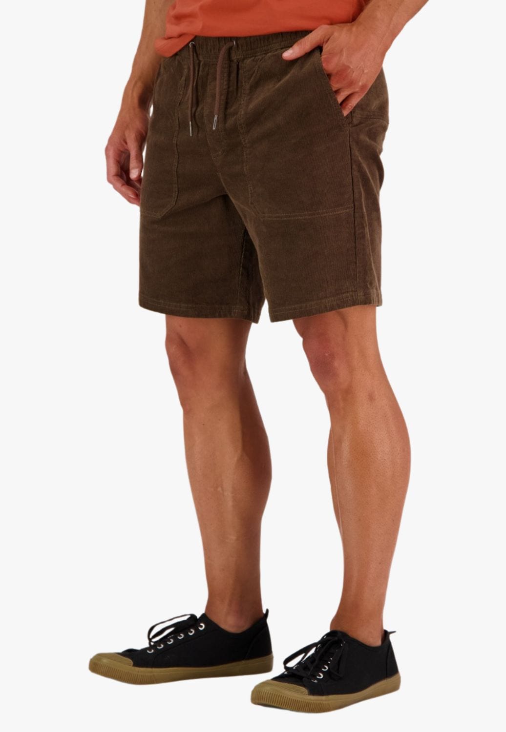 Swanndri CLOTHING-Mens Shorts Swanndri Mens Long Bay v3 Cord Shorts