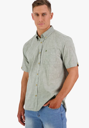Swanndri CLOTHING-Mens Short Sleeve Shirts Swanndri Mens Lowell Short Sleeve Shirt