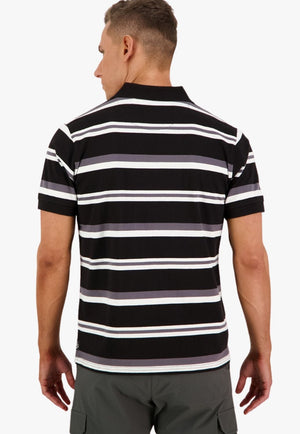 Swanndri CLOTHING-MensPolos Swanndri Mens Mantra Stripe Polo