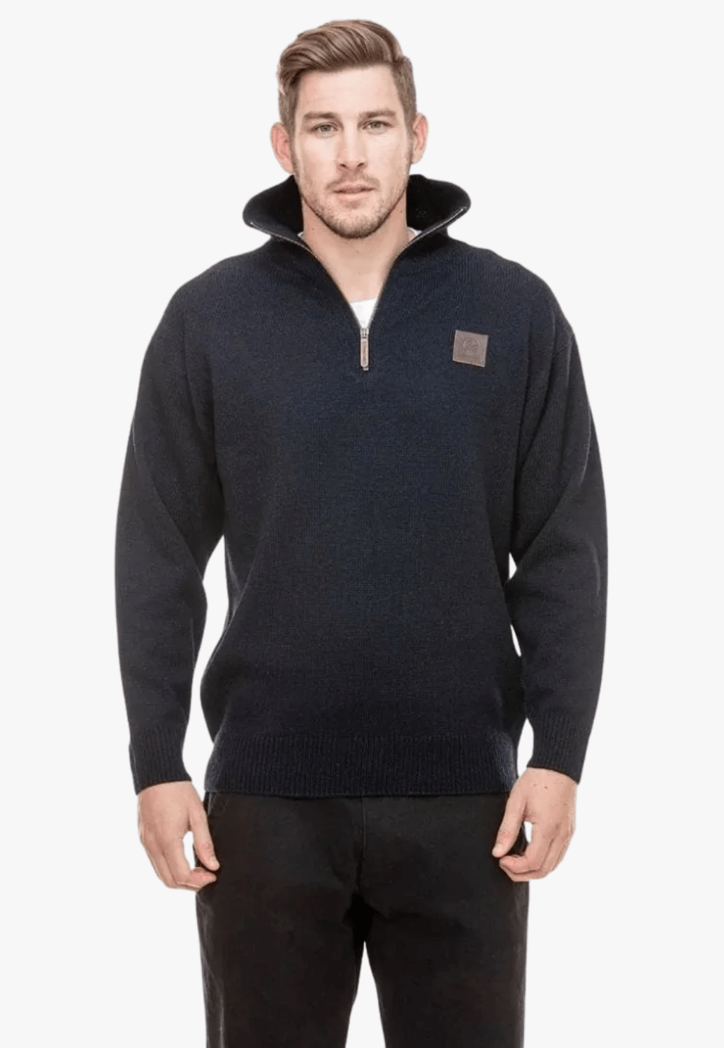 Swanndri CLOTHING-Mens Pullovers Swanndri Mens Mariner Zip Pullover