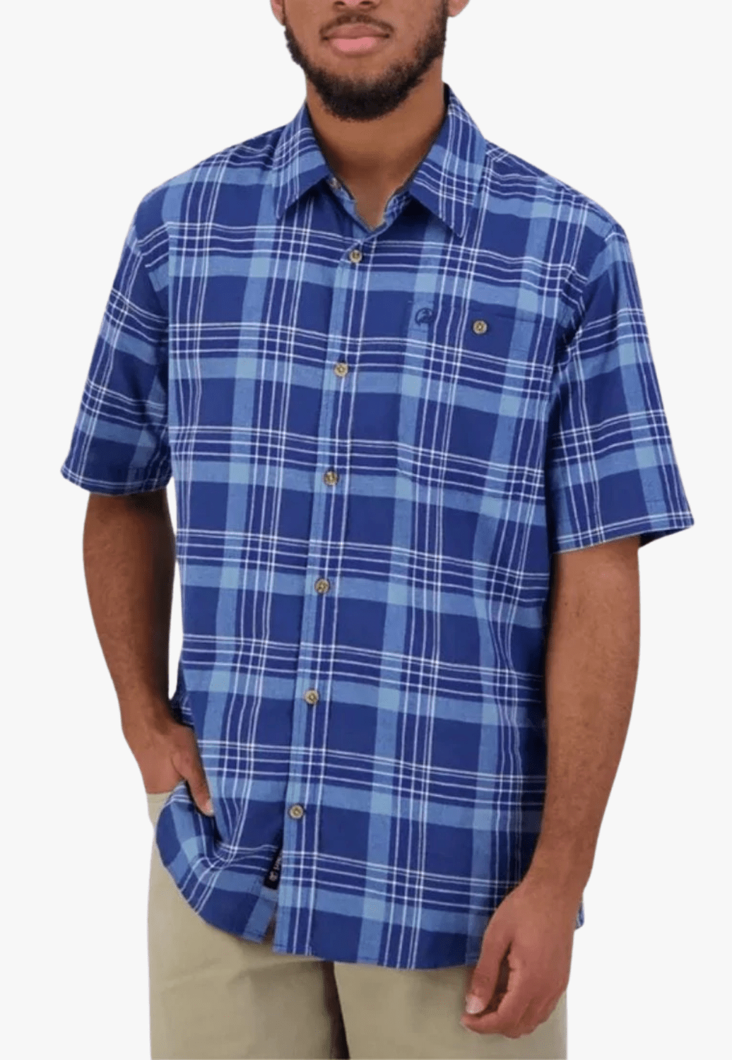 Swanndri CLOTHING-Mens Short Sleeve Shirts Swanndri Mens Oaks Bluff Shirt