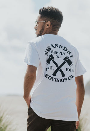 Swanndri CLOTHING-MensT-Shirts Swanndri Mens Woods Print T-Shirt