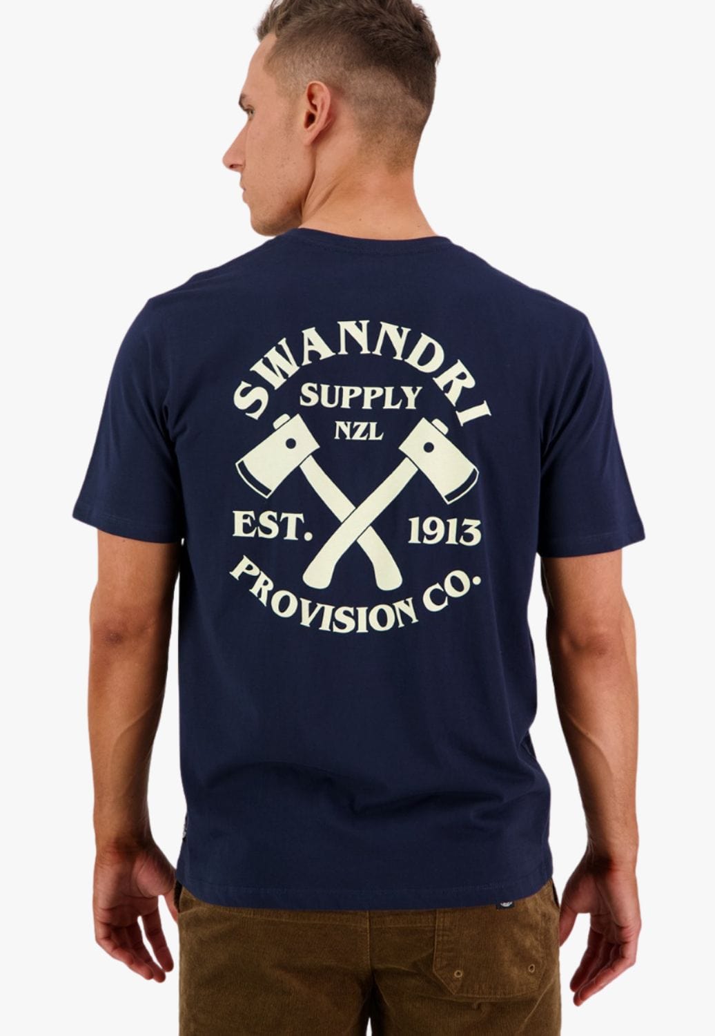 Swanndri CLOTHING-MensT-Shirts Swanndri Mens Woods Print T-Shirt