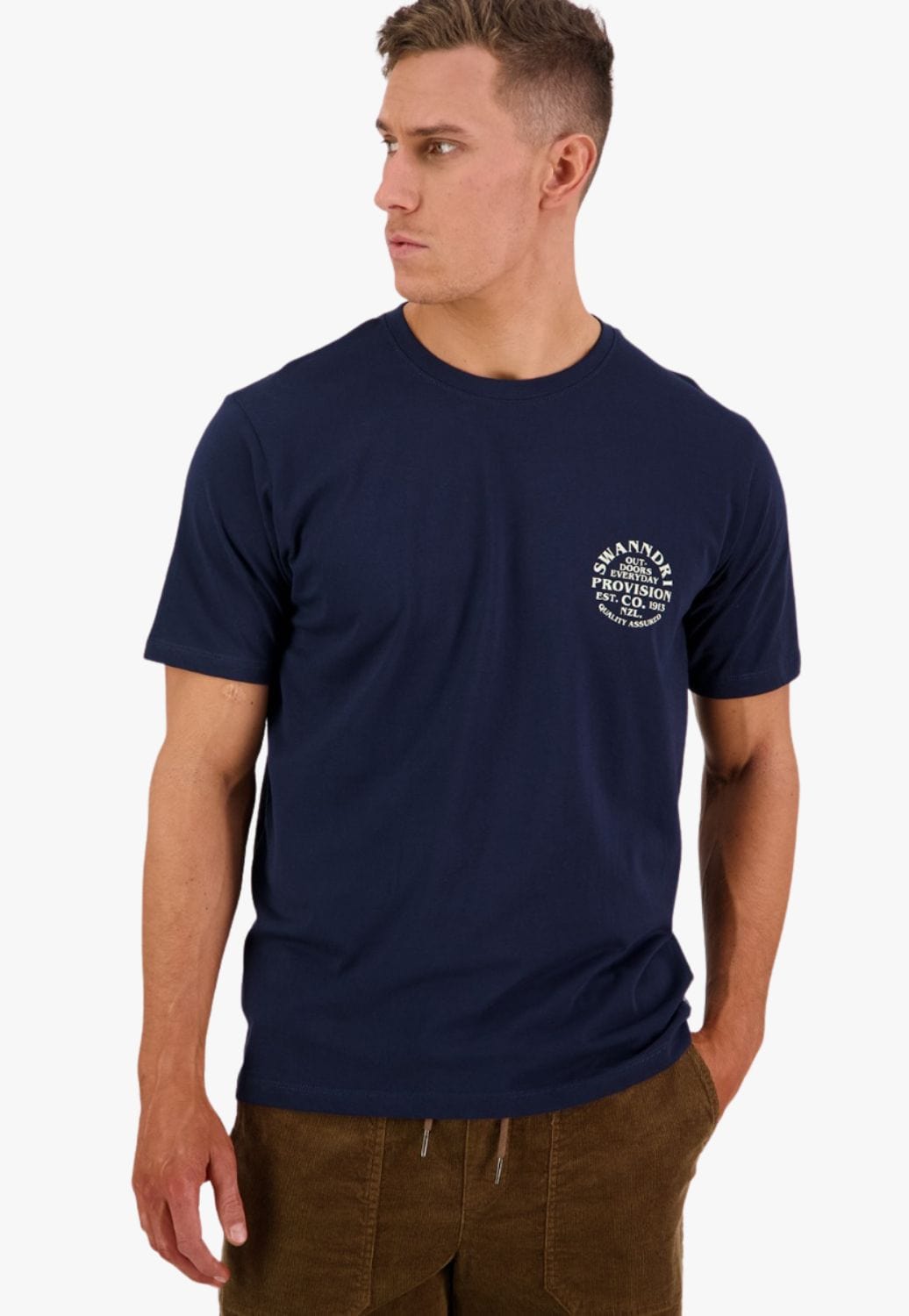 Swanndri CLOTHING-MensT-Shirts Swanndri Mens Woods Print T-Shirt