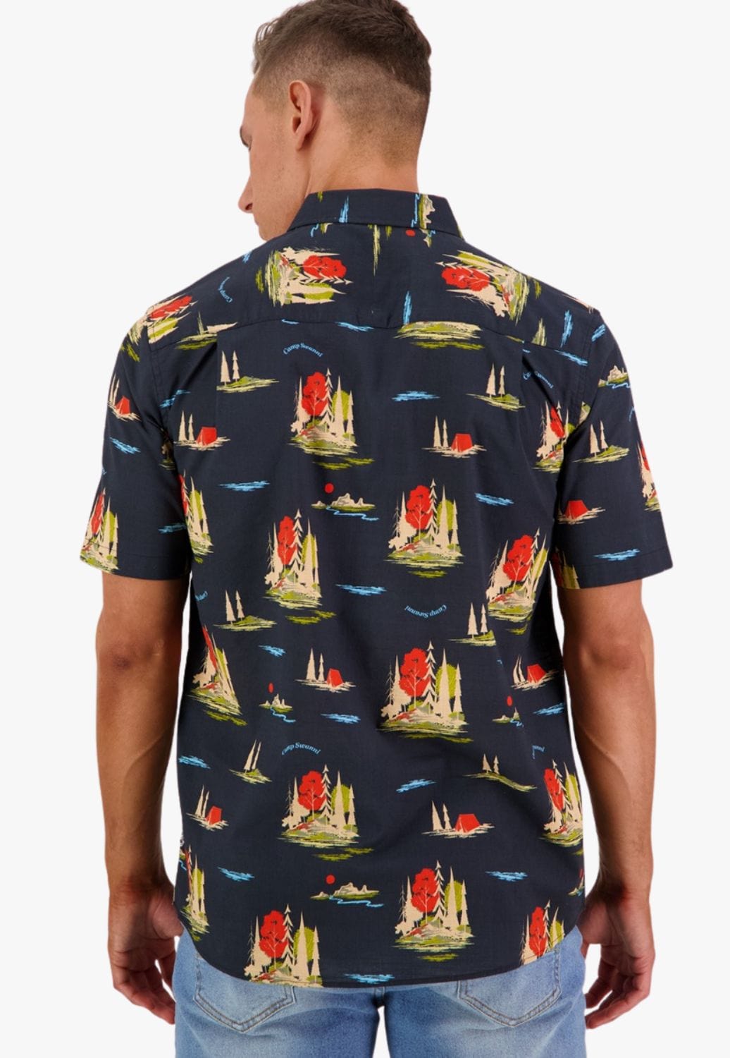 Swanndri CLOTHING-Mens Short Sleeve Shirts Swanndri Mens Woodworth Short Sleeve Shirt