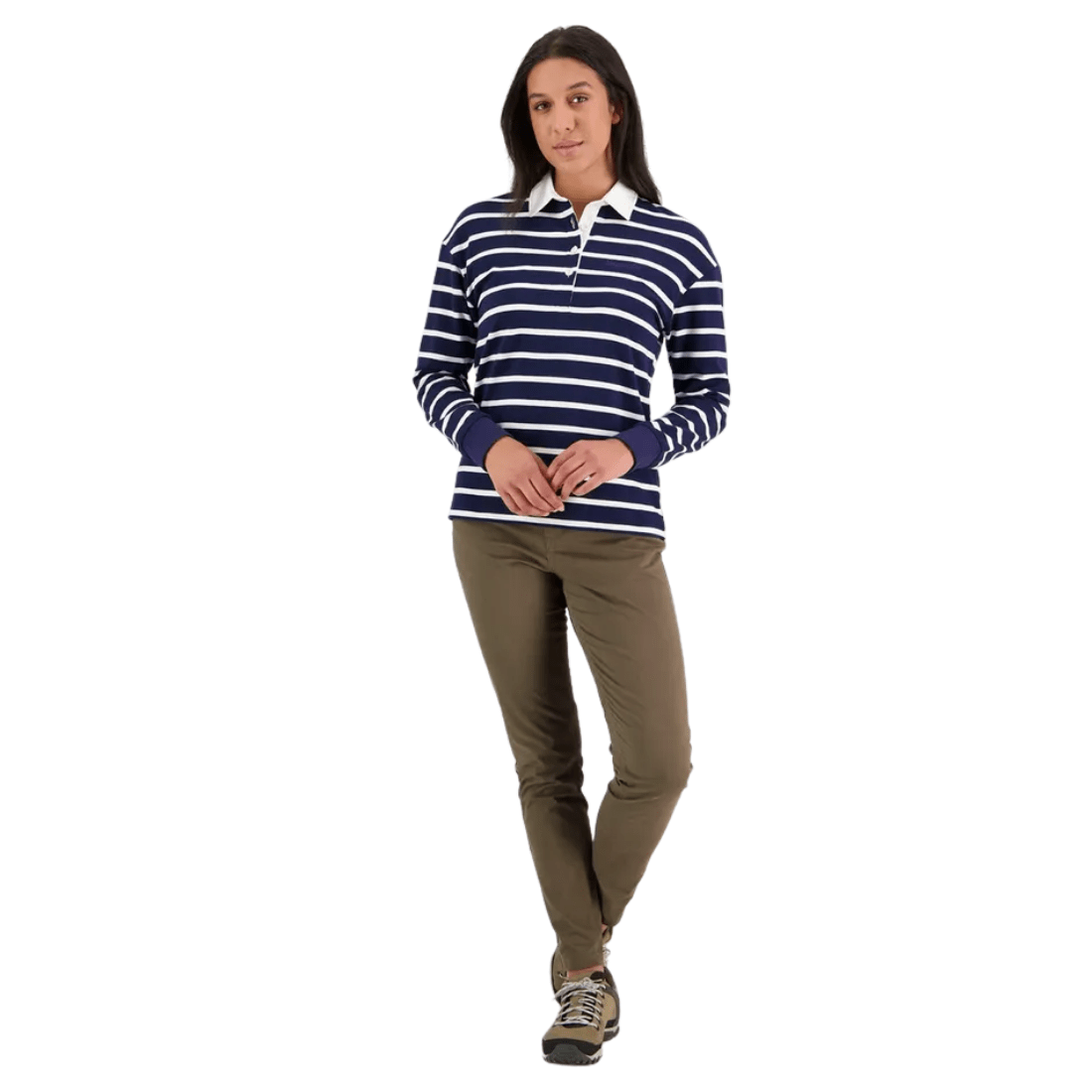 Swanndri CLOTHING-Womens Pullovers Swanndri Womens Carlaw Rugby