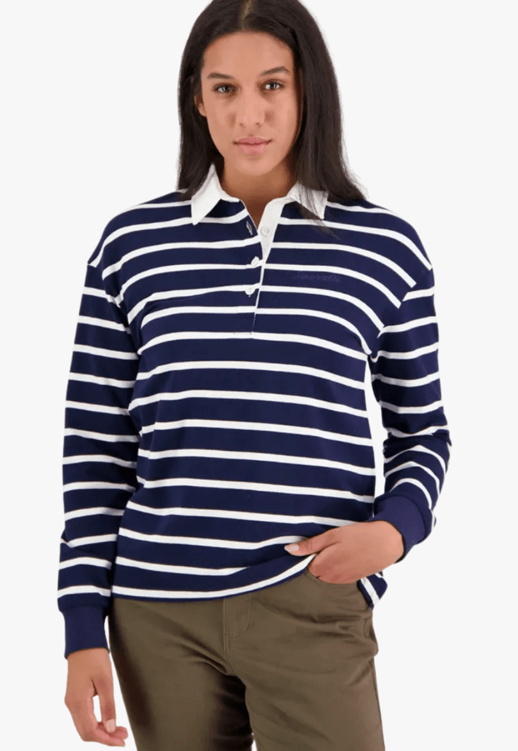 Swanndri CLOTHING-Womens Pullovers Swanndri Womens Carlaw Rugby