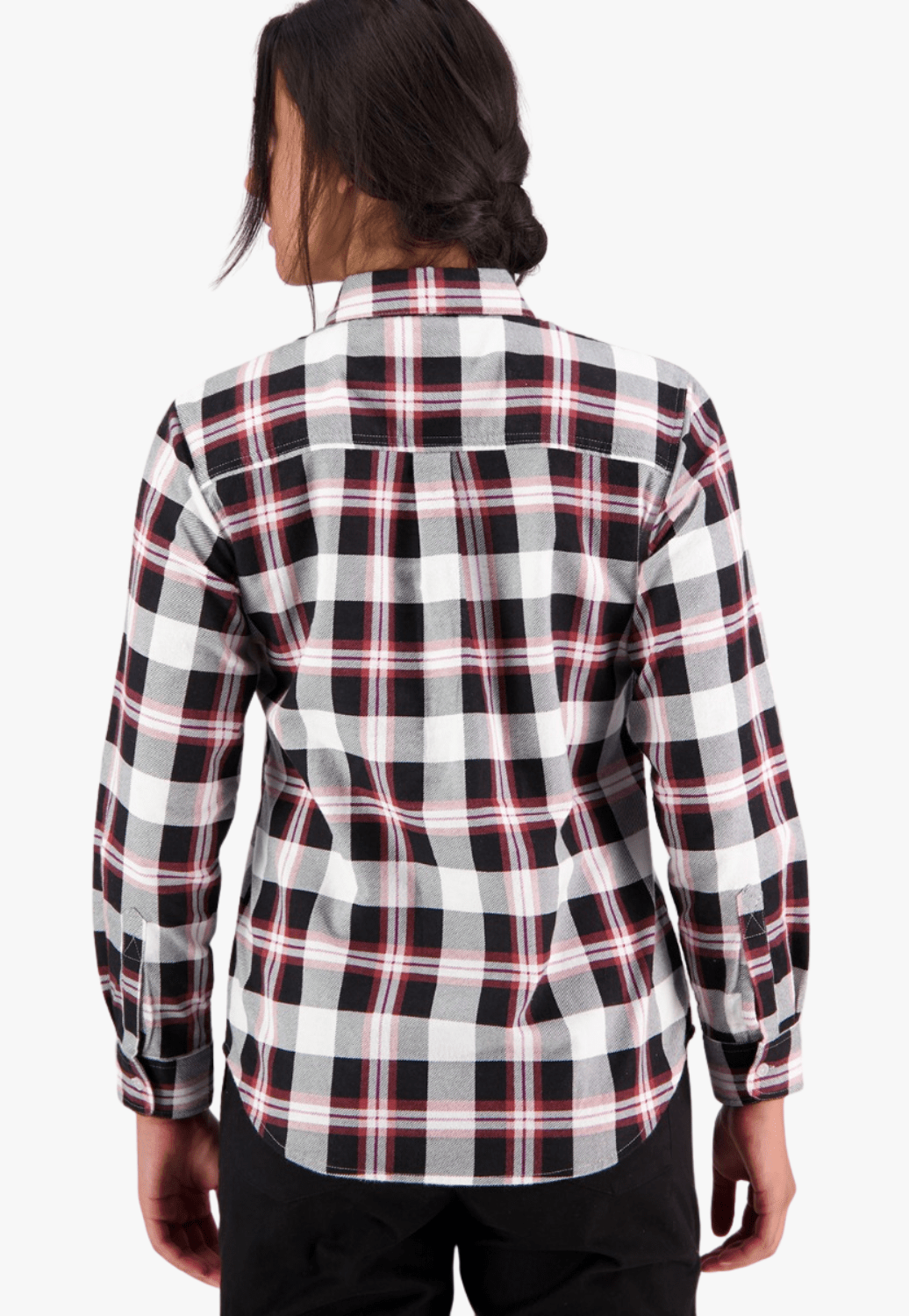 Swanndri CLOTHING-Womens Long Sleeve Shirts Swanndri Womens Egmont Closed Front Flannelette Shirt Twin Pack