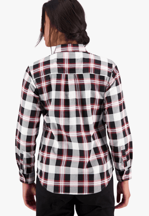 Swanndri CLOTHING-Womens Long Sleeve Shirts Swanndri Womens Egmont Closed Front Flannelette Shirt Twin Pack