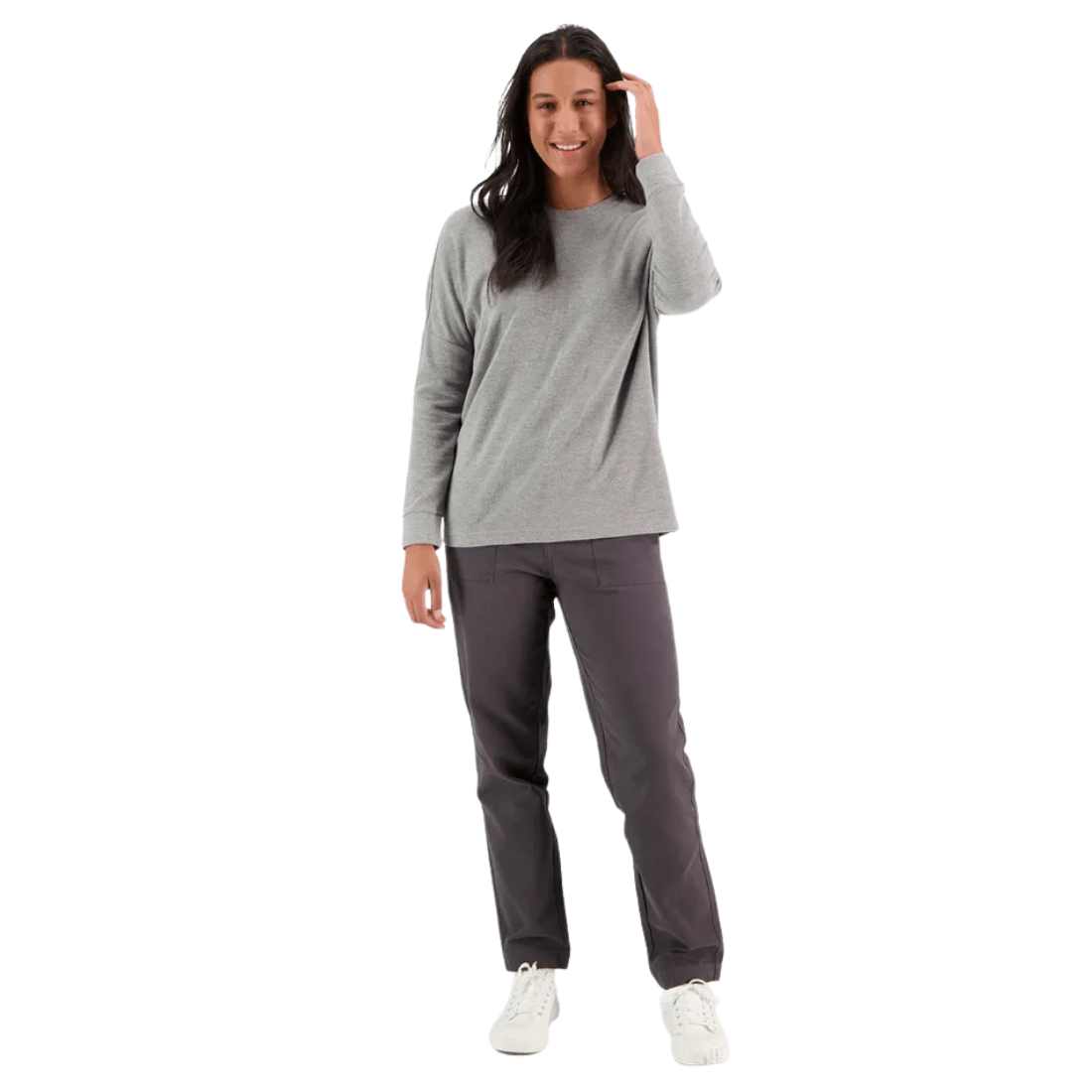 Swanndri CLOTHING-Womens Pullovers Swanndri Womens Grange Road Long Sleeve Pullover