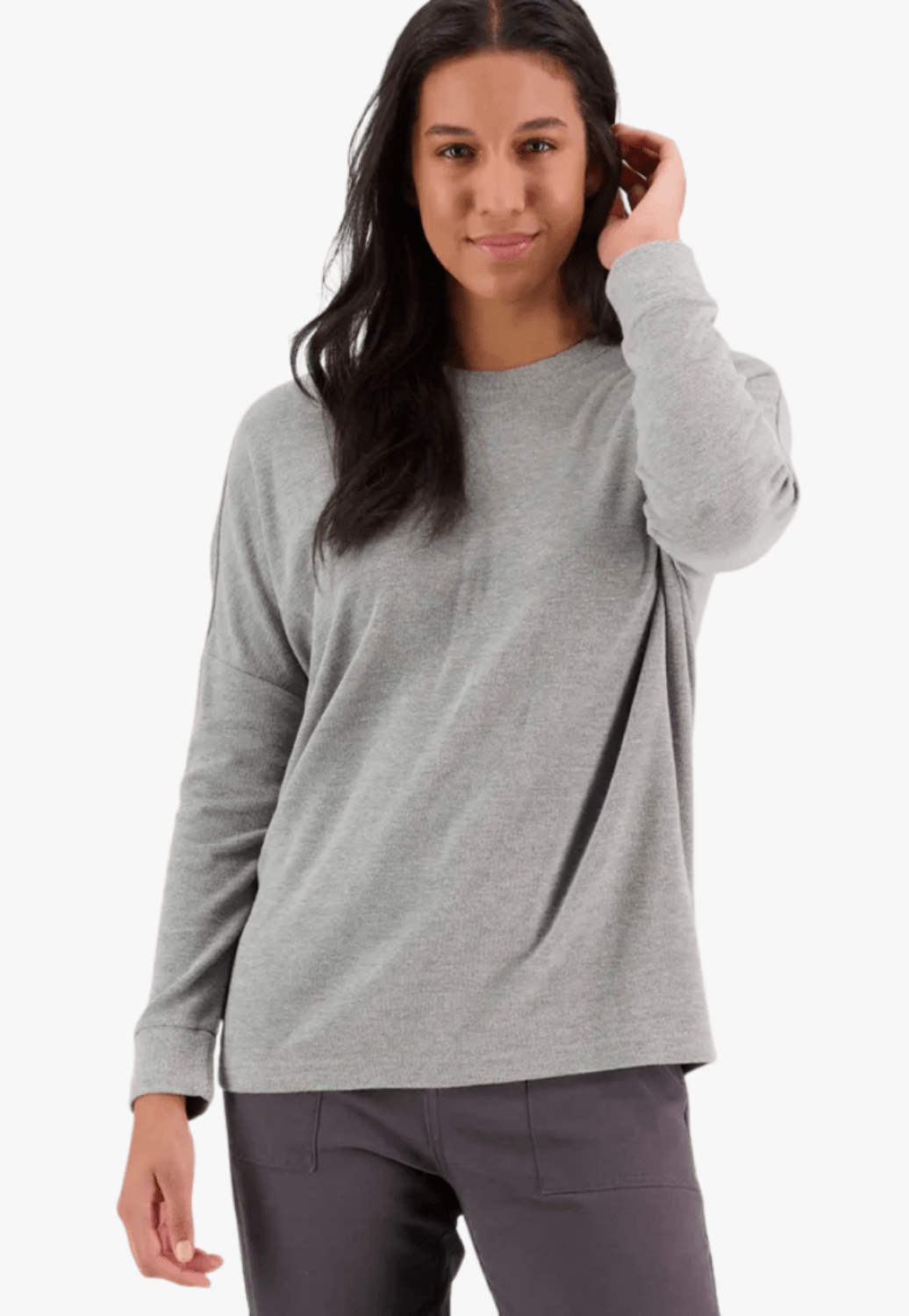 Swanndri CLOTHING-Womens Pullovers Swanndri Womens Grange Road Long Sleeve Pullover
