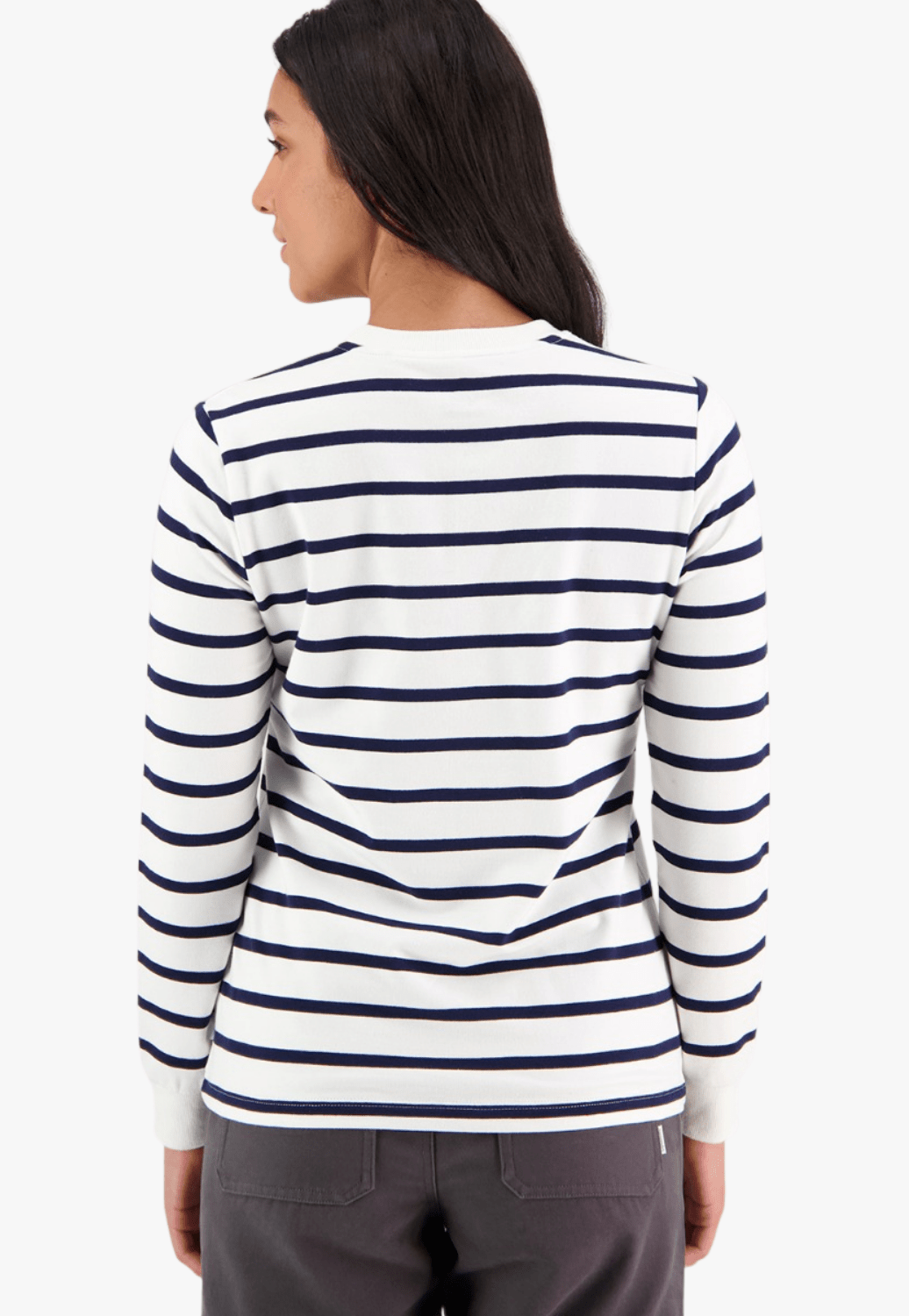 Swanndri CLOTHING-Womens Long Sleeve Shirts Swanndri Womens Papamoa Long Sleeve Stripe Shirt