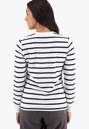 Swanndri CLOTHING-Womens Long Sleeve Shirts Swanndri Womens Papamoa Long Sleeve Stripe Shirt