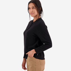Swanndri CLOTHING-Womens Pullovers Swanndri Womens Parkvale Long Sleeve Henley