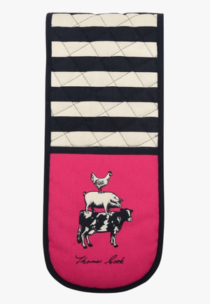 Thomas Cook ACCESSORIES-General Animal Pyramid Thomas Cook Farm Friends Double Oven Glove