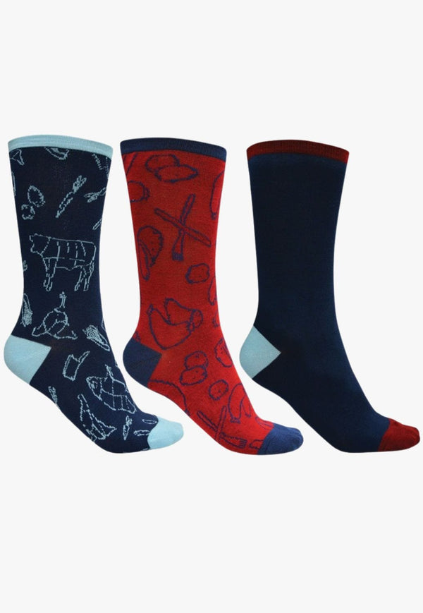Thomas Cook Bamboo Sock 3 Pack- W. Titley & Co