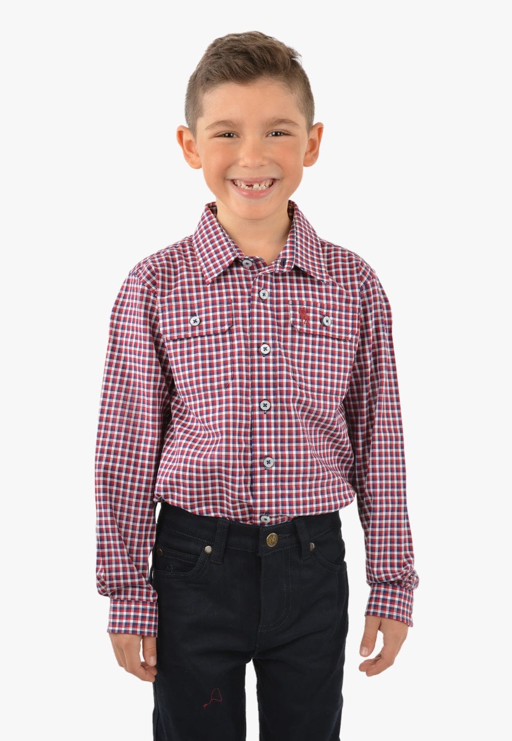 Thomas Cook CLOTHING-Boys Long Sleeve Shirts Thomas Cook Boys Hume Long Sleeve Shirt