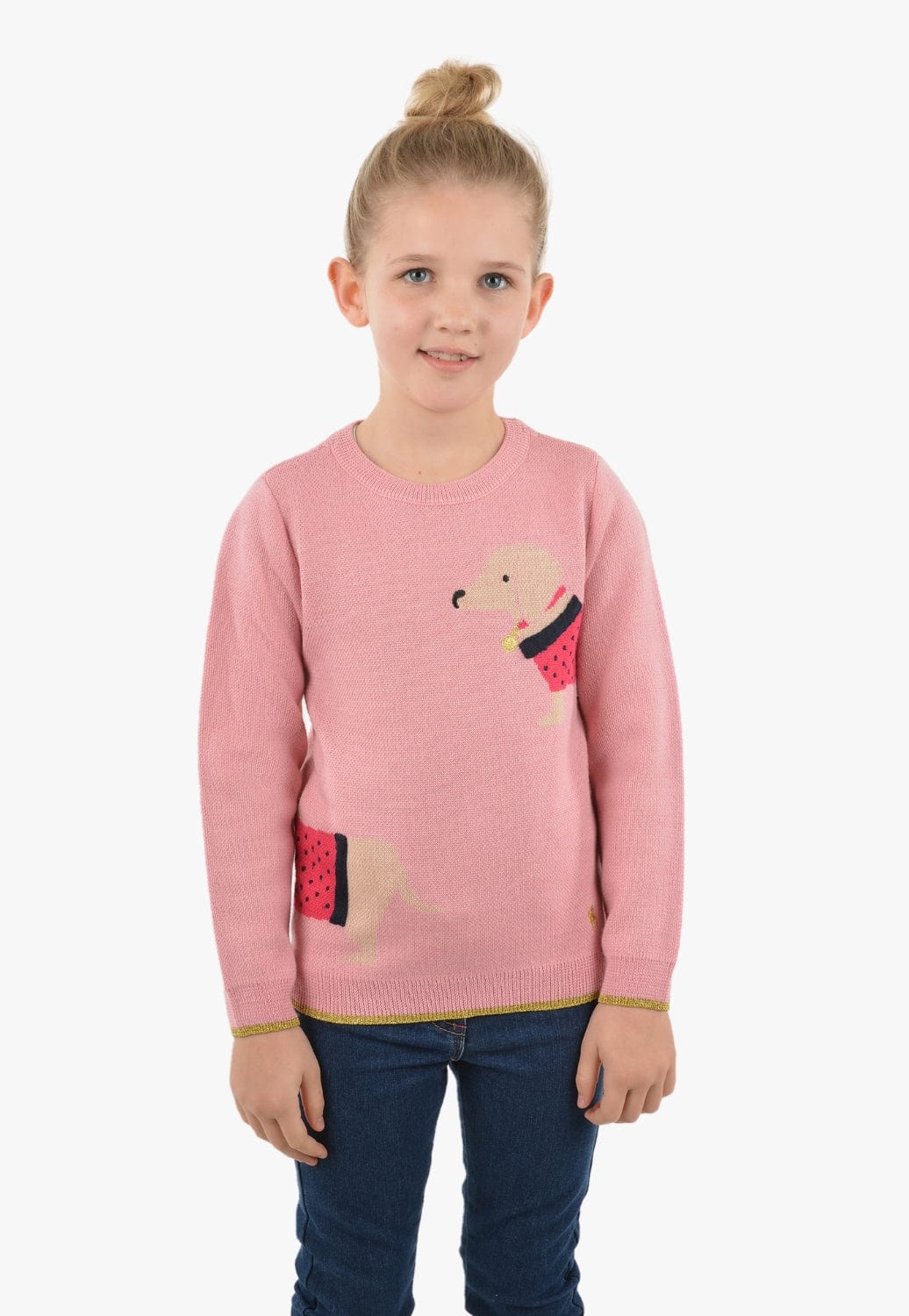 Thomas Cook CLOTHING-Girls Pullovers Thomas Cook Girls Audrey Sausage Dog Jumper