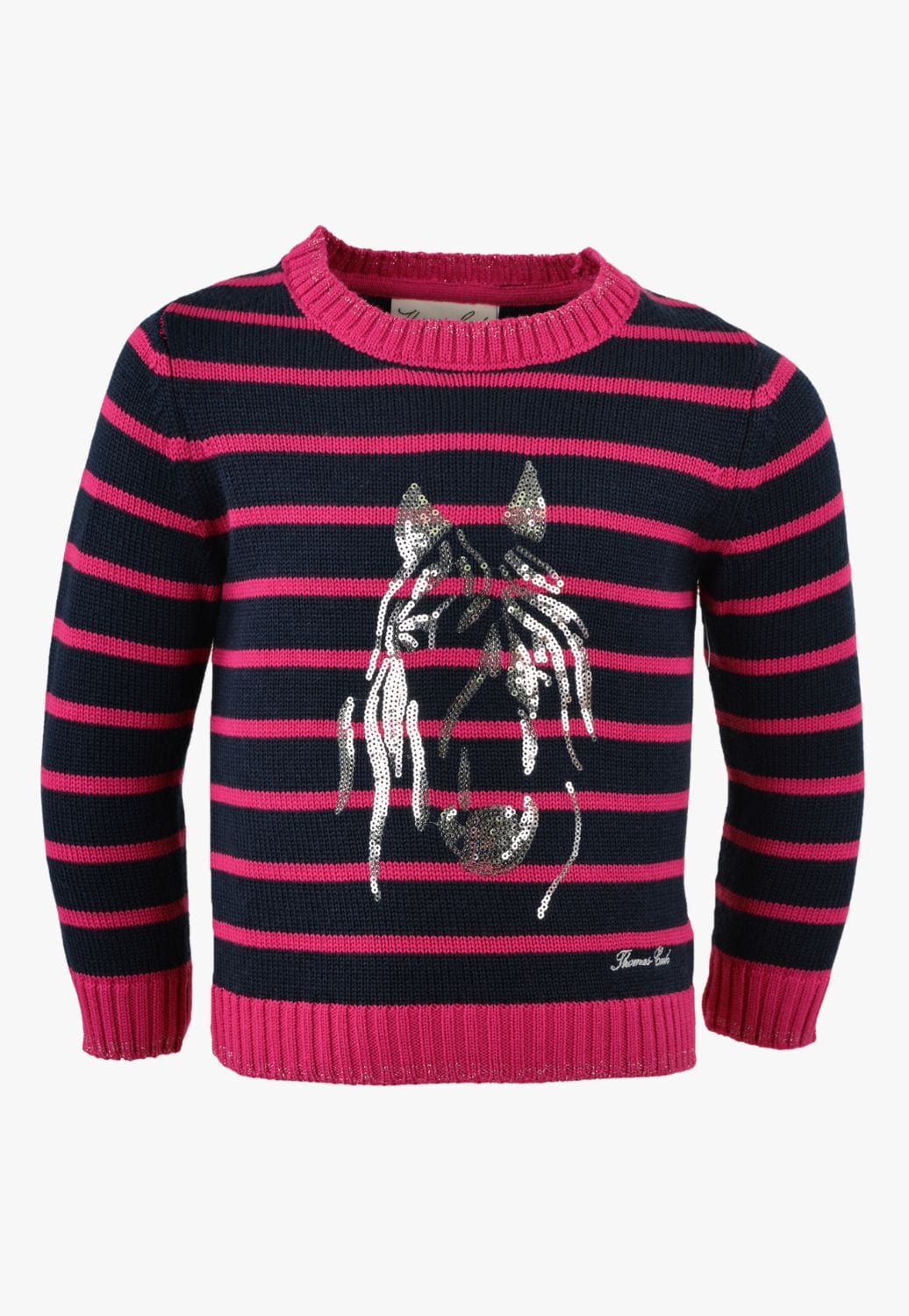 Thomas Cook CLOTHING-Girls Pullovers Thomas Cook Girls Brandy Horse Sequin Jumper
