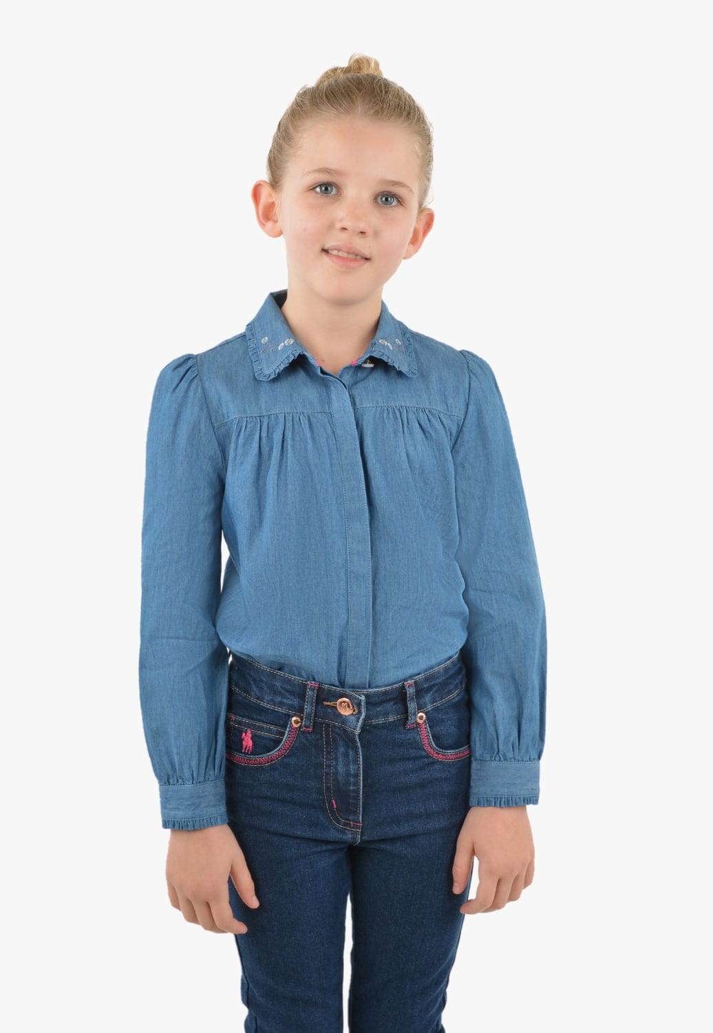 Thomas Cook CLOTHING-Girls Long Sleeve Shirts Thomas Cook Girls Georgia Long Sleeve Shirt