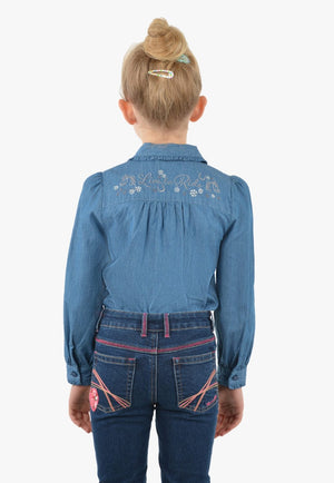 Thomas Cook CLOTHING-Girls Long Sleeve Shirts Thomas Cook Girls Georgia Long Sleeve Shirt