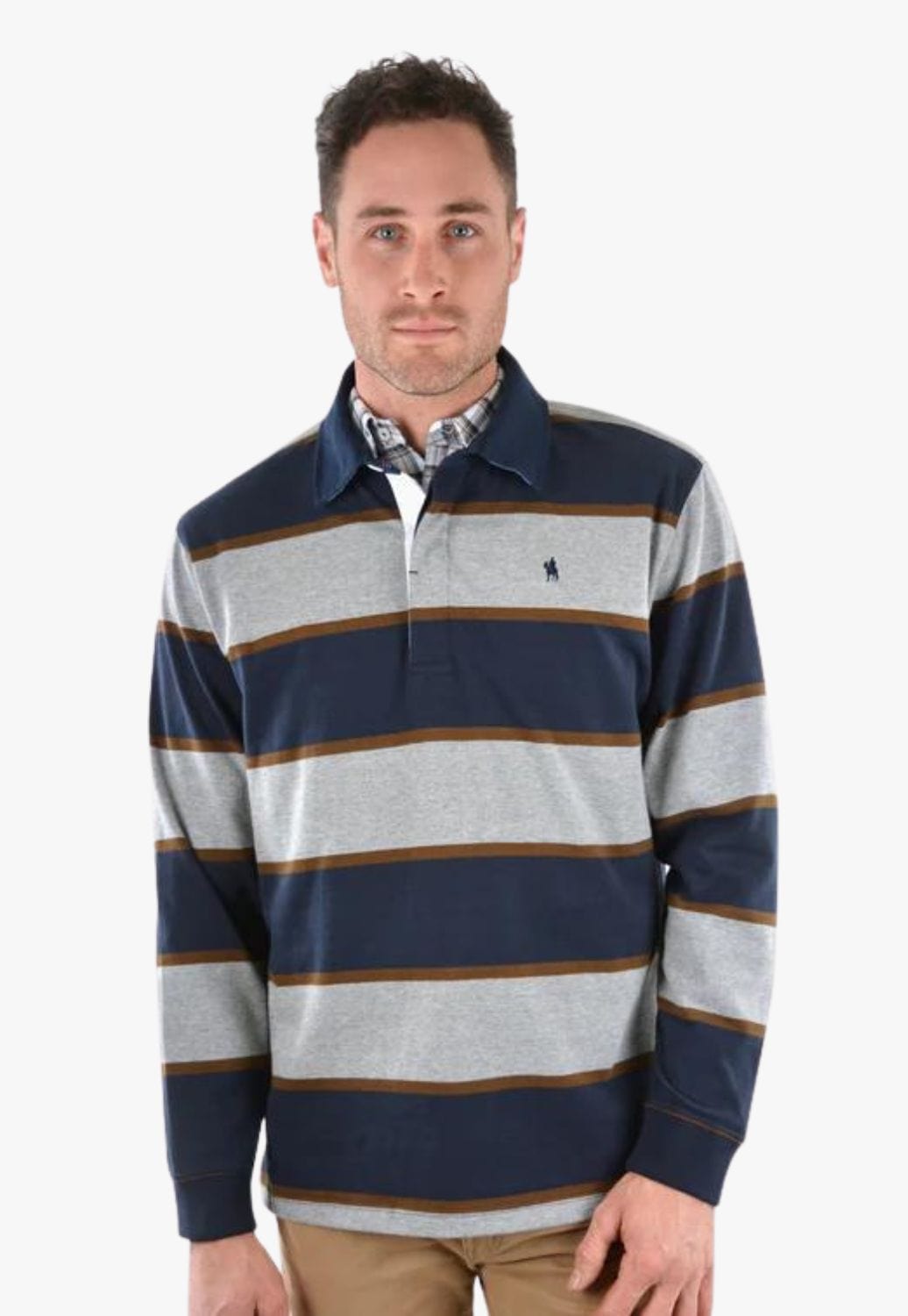 Thomas Cook CLOTHING-Mens Jerseys Thomas Cook Mens Arthur Stripe Rugby